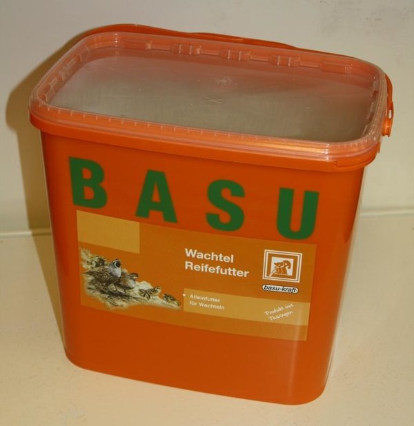 Basu Wachtel-Reifefutter 7 kg-Eimer